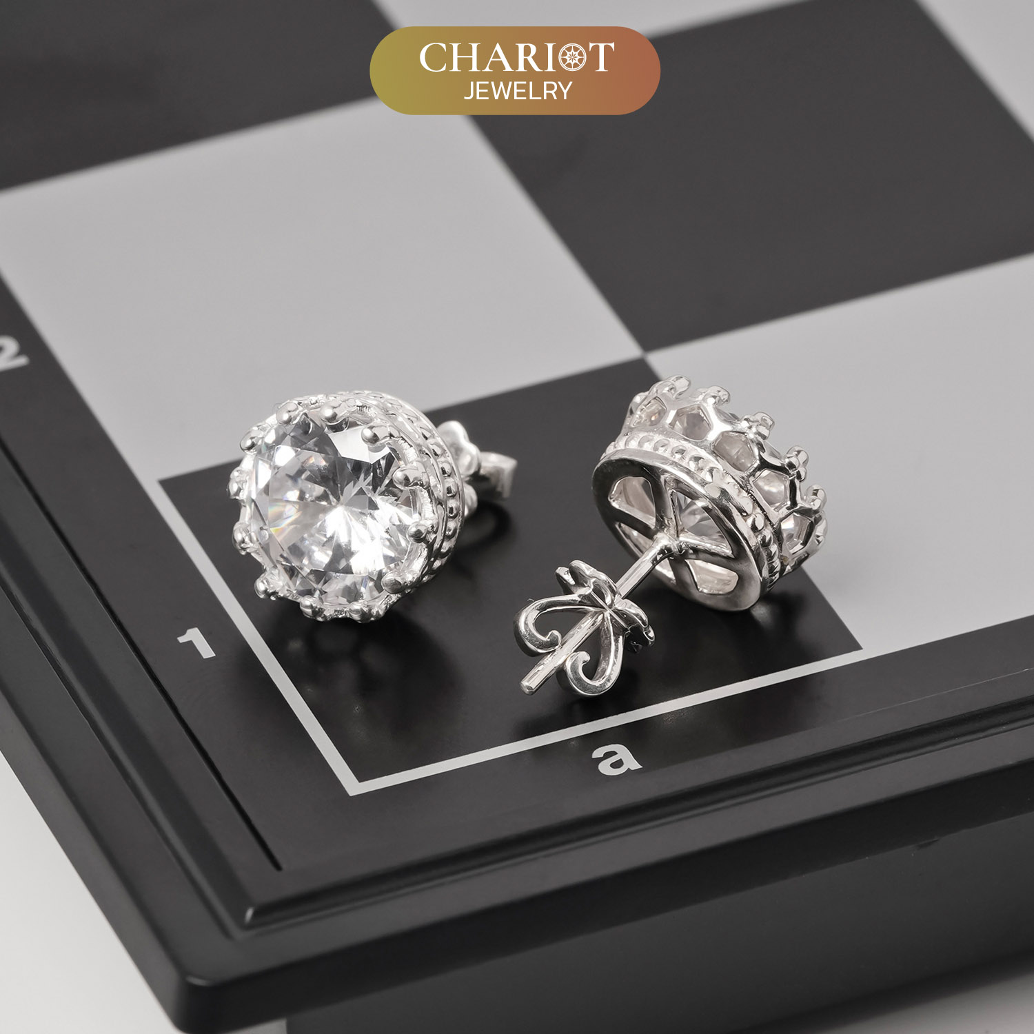 Royal Crown Earrings