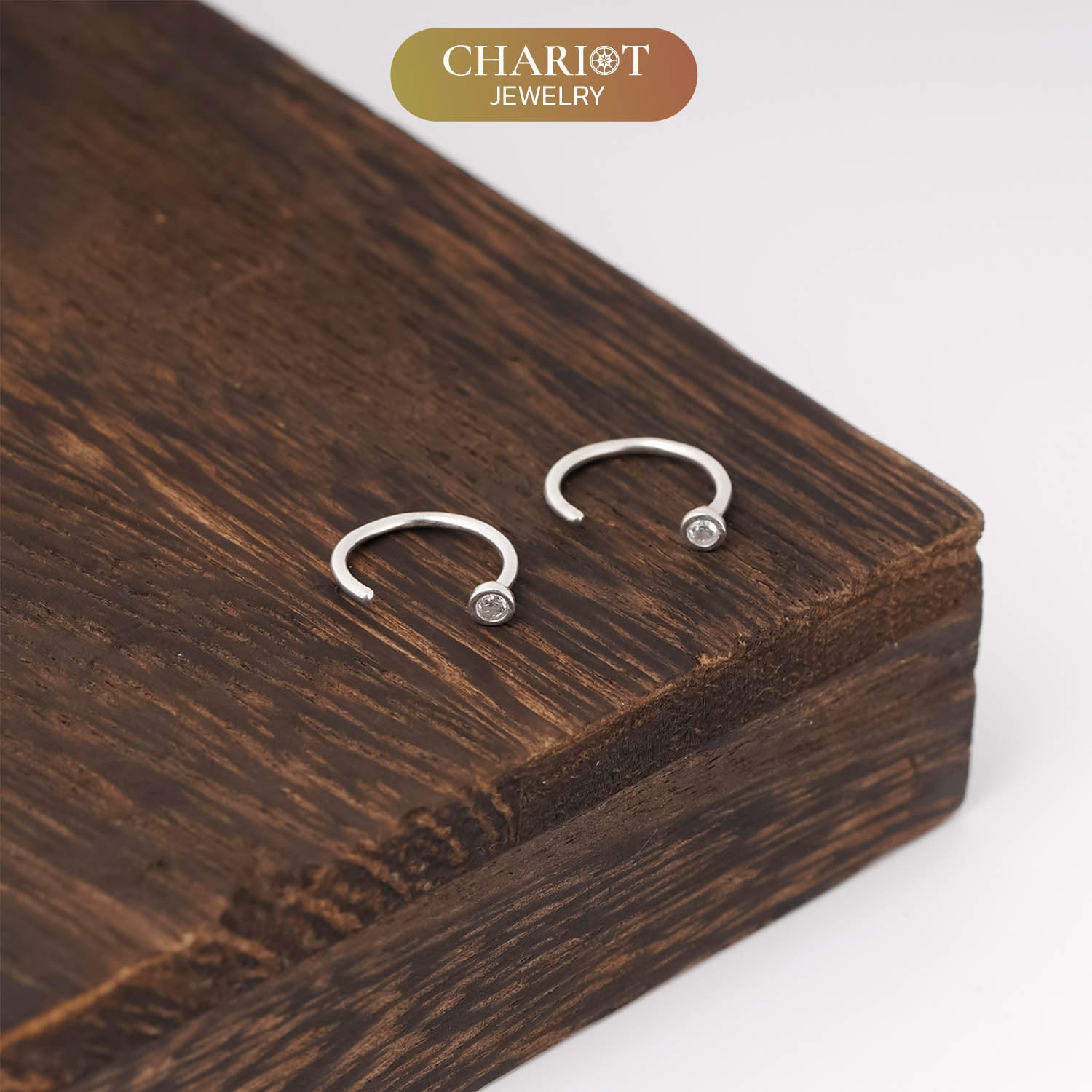 Round Stone Earrings