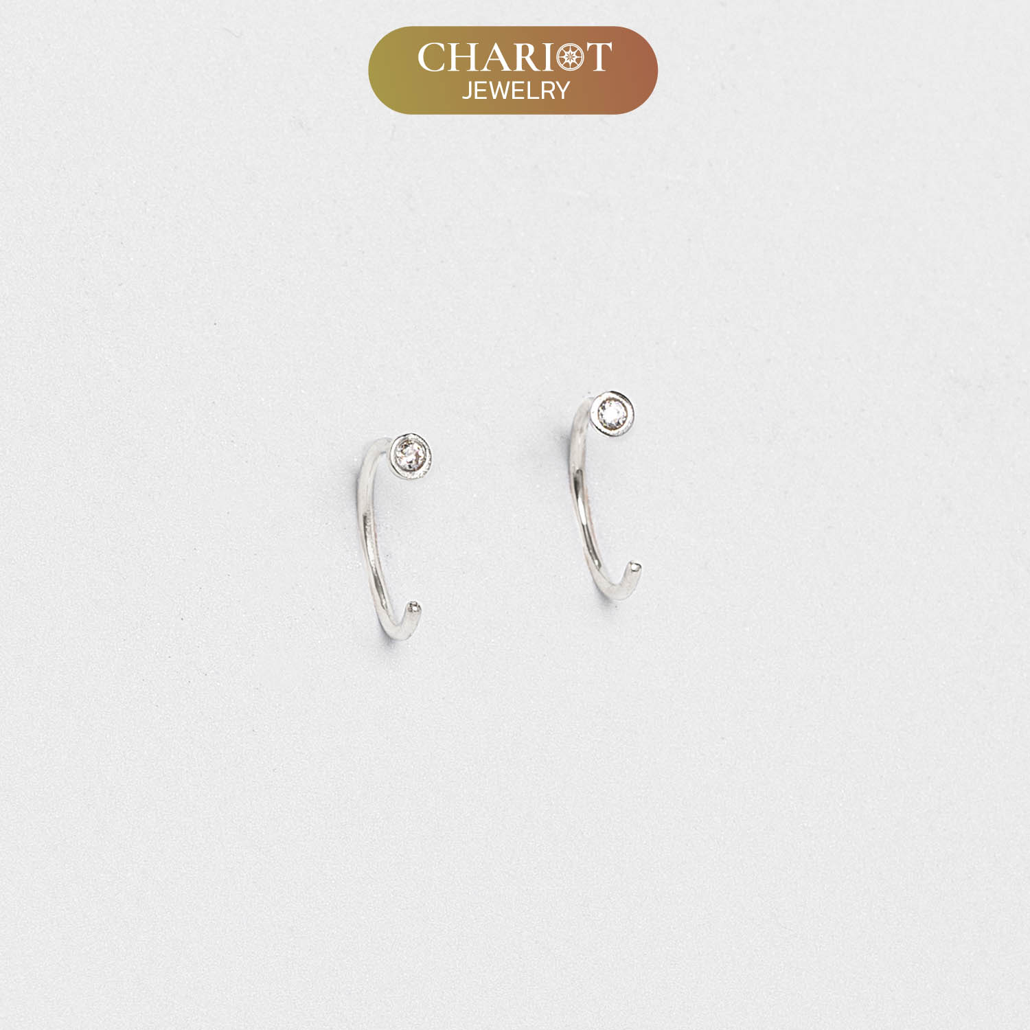 Round Stone Earrings