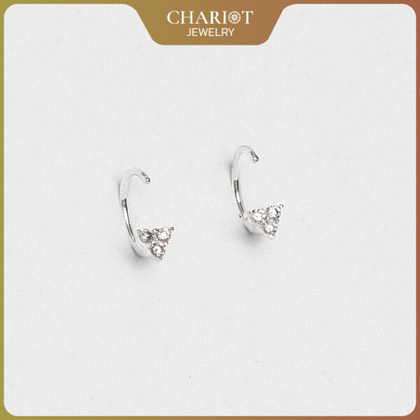 3 Stones Simple Earrings