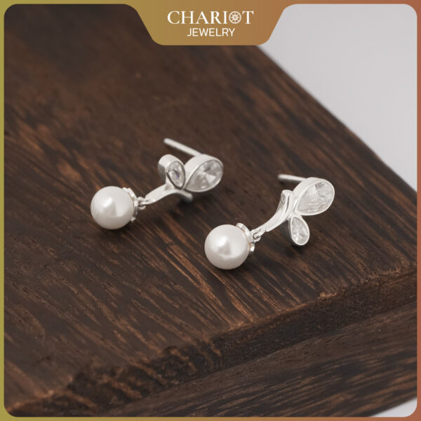 Butterfly Wing Pearl Earrings