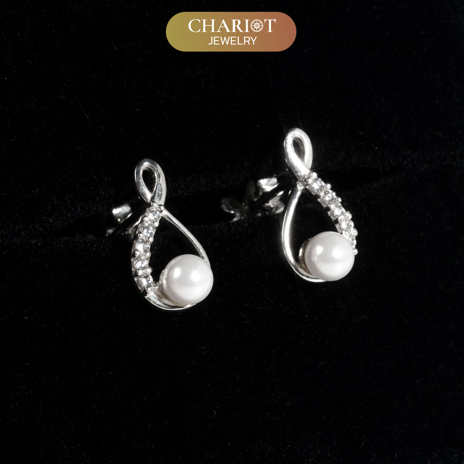 Twisted Pearl Earrings