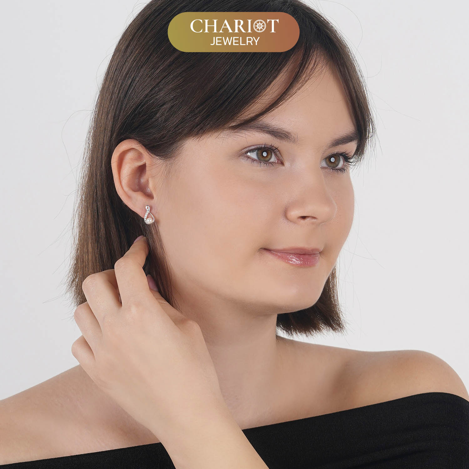 Twisted Pearl Earrings