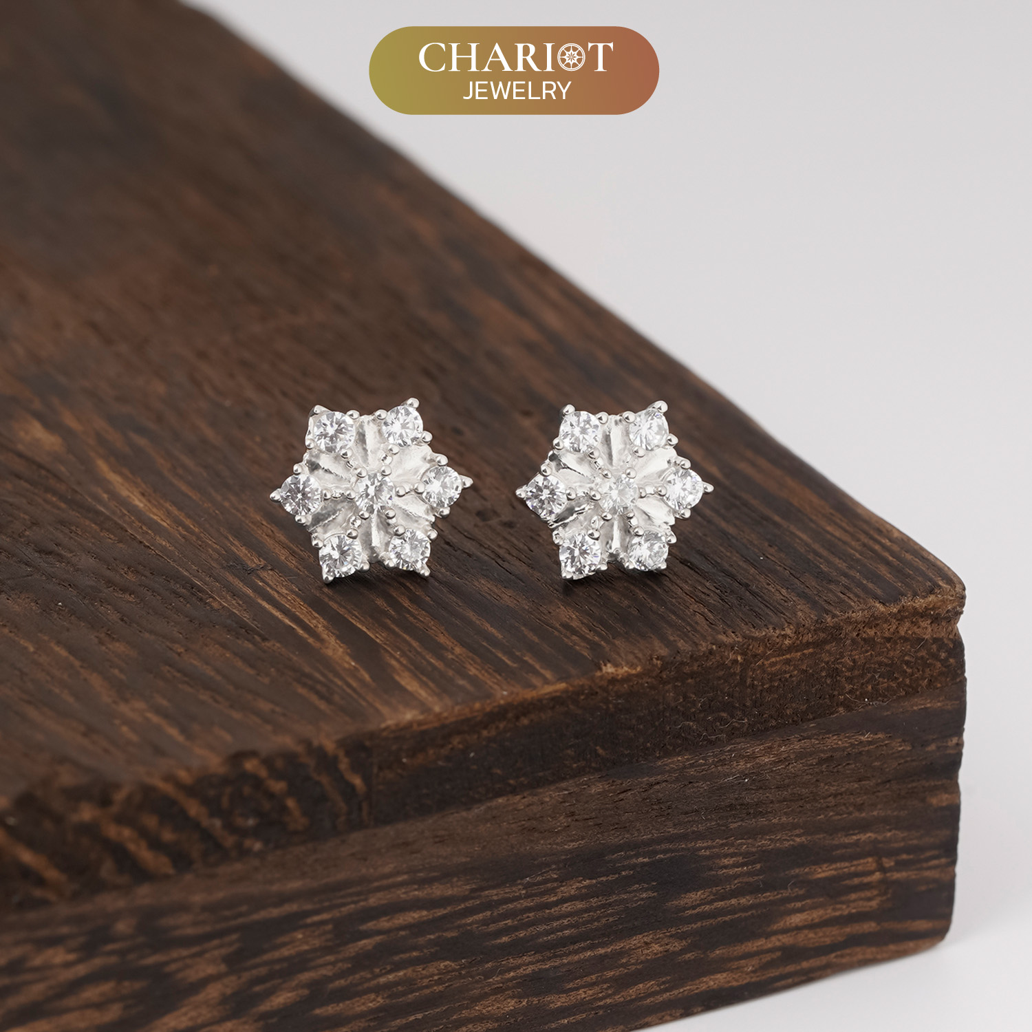 Snow Flower Earrings