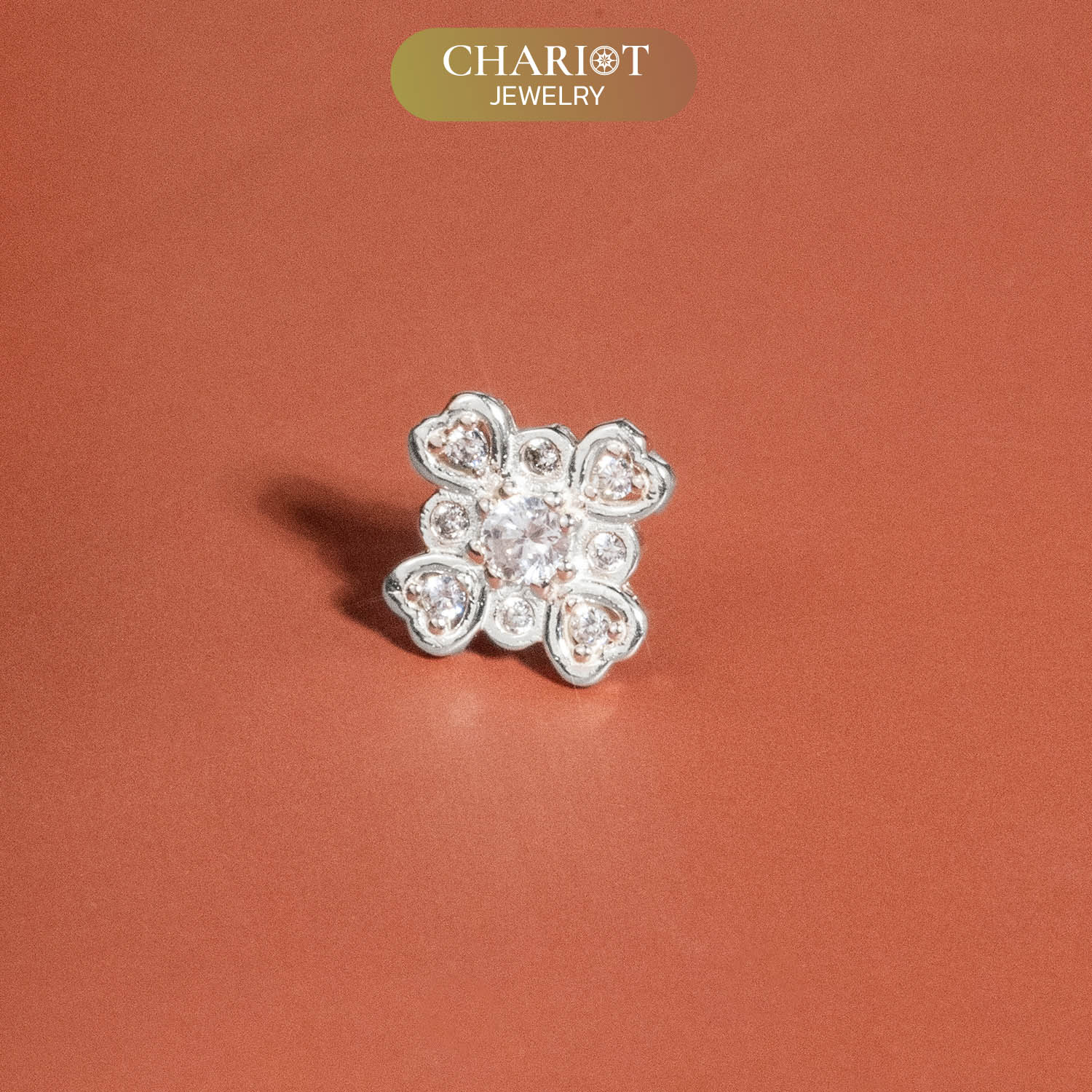 Crystallized Blossom Earrings