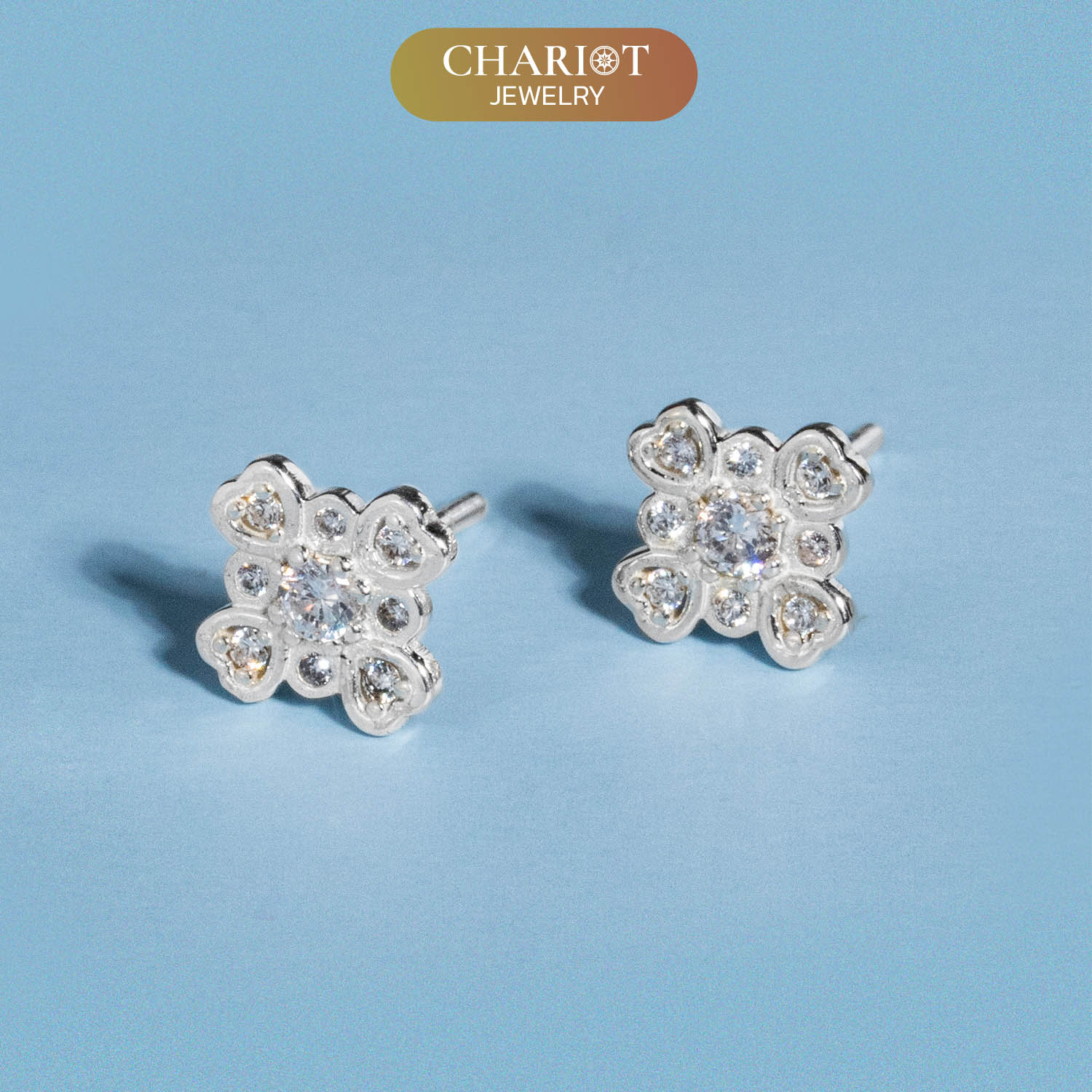 Crystallized Blossom Earrings