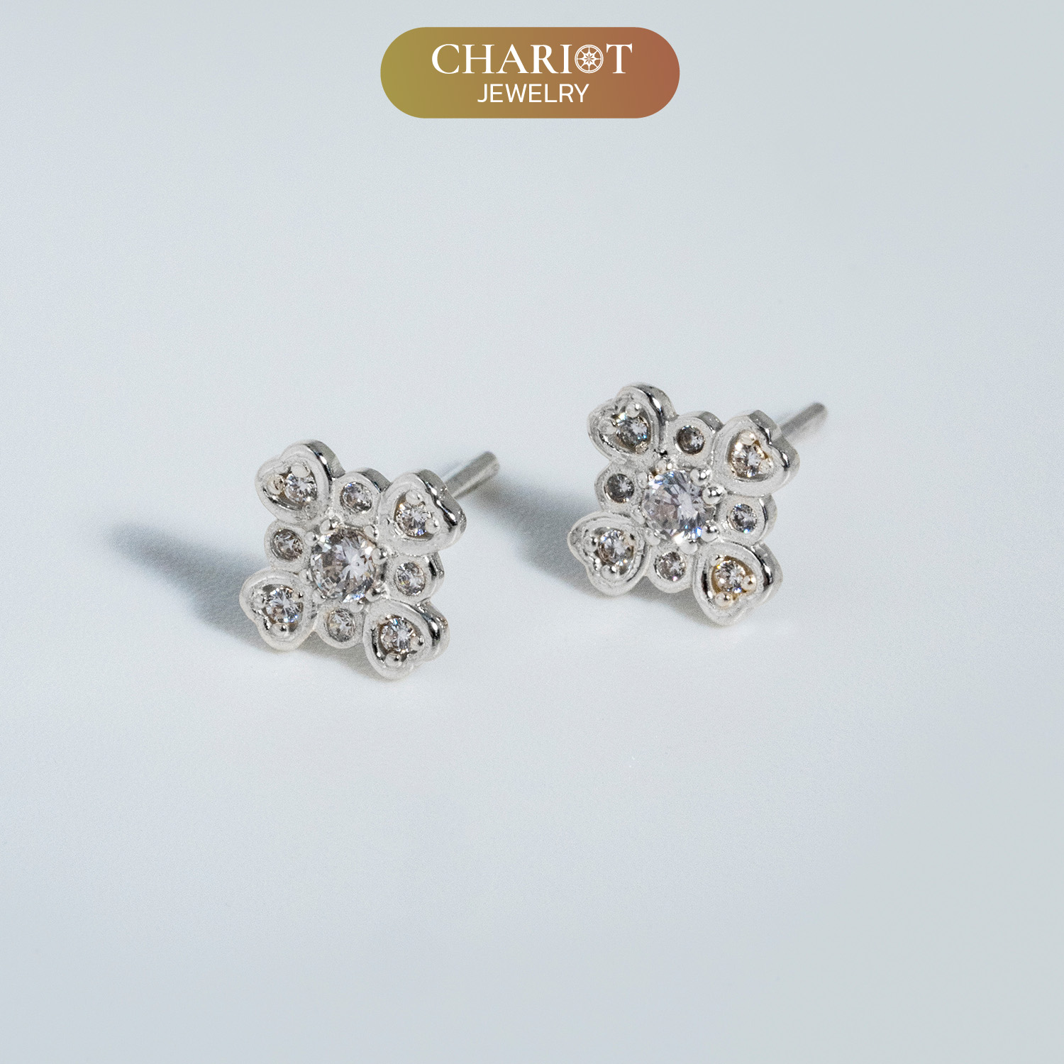 Crystallized Blossom Earrings