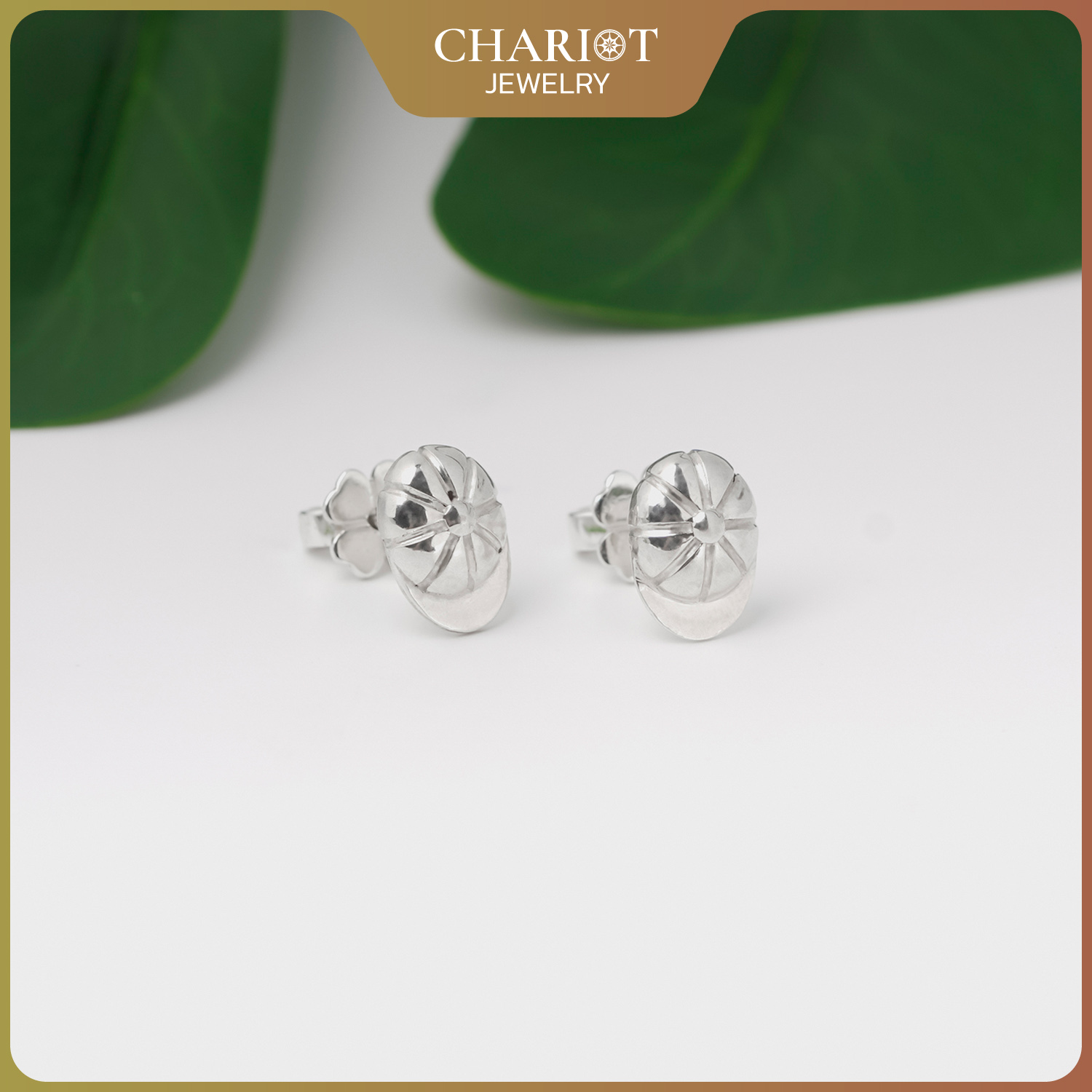 Baseball Cap Stud Earrings