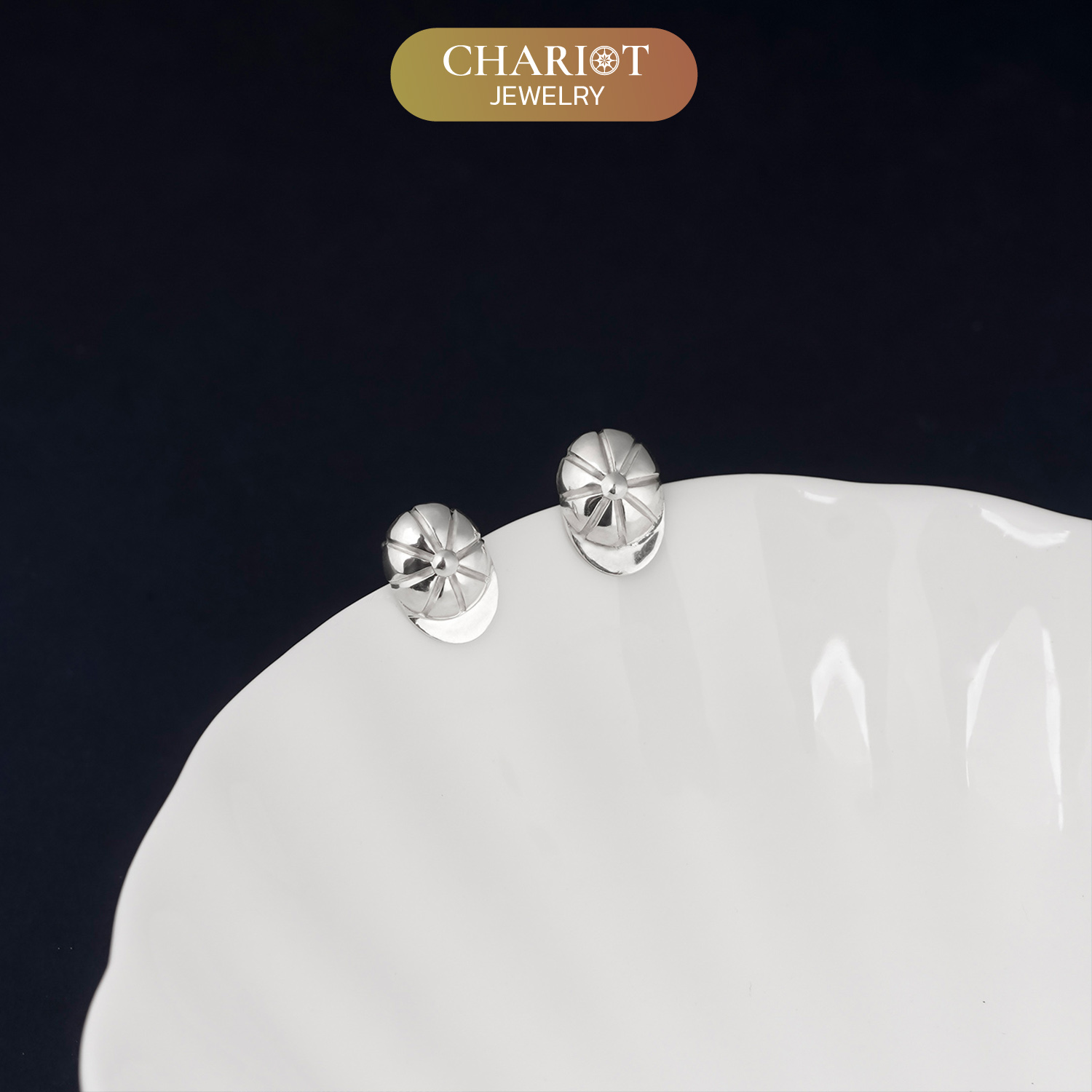 Baseball Cap Stud Earrings