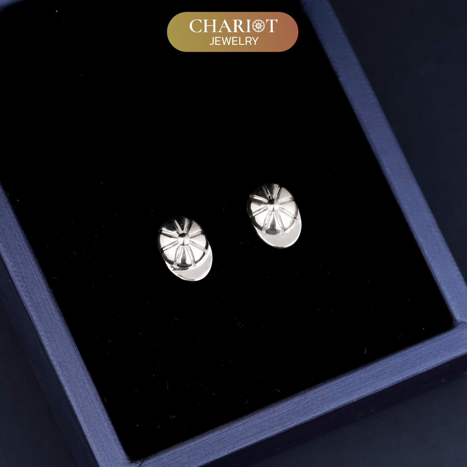 Baseball Cap Stud Earrings