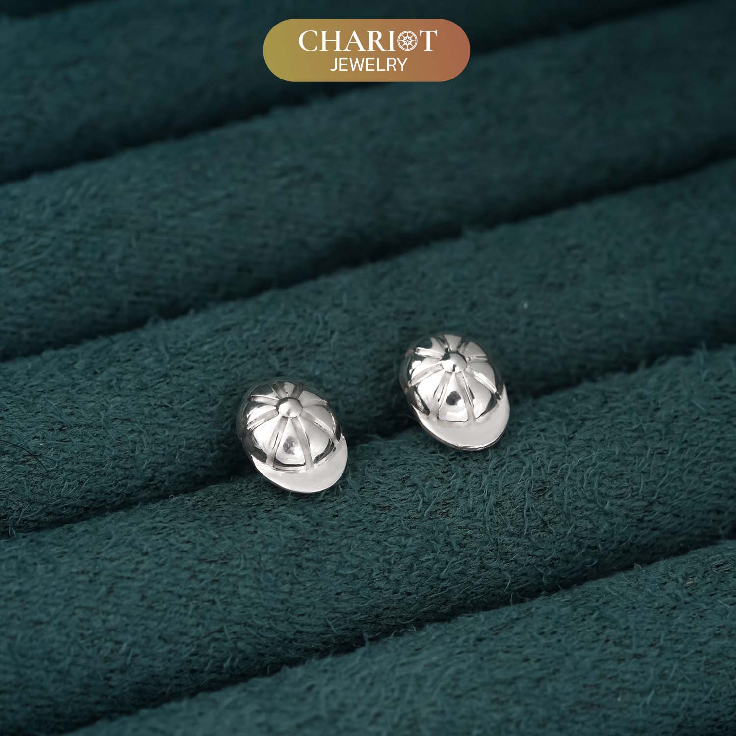 Baseball Cap Stud Earrings