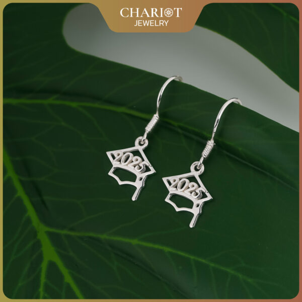 Personalized Gifts For Graduation - Graduation Year Cap Earrings - Congratulations on graduating, Happy Graduation