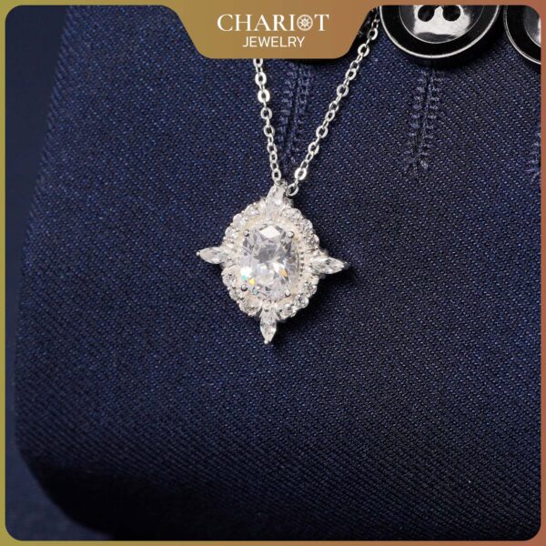 Navigator Moissanite Necklace
