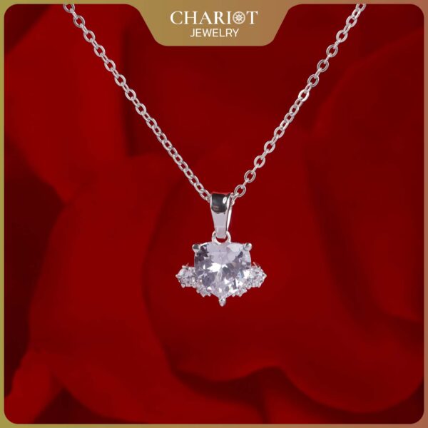 Carnation Heart Necklace