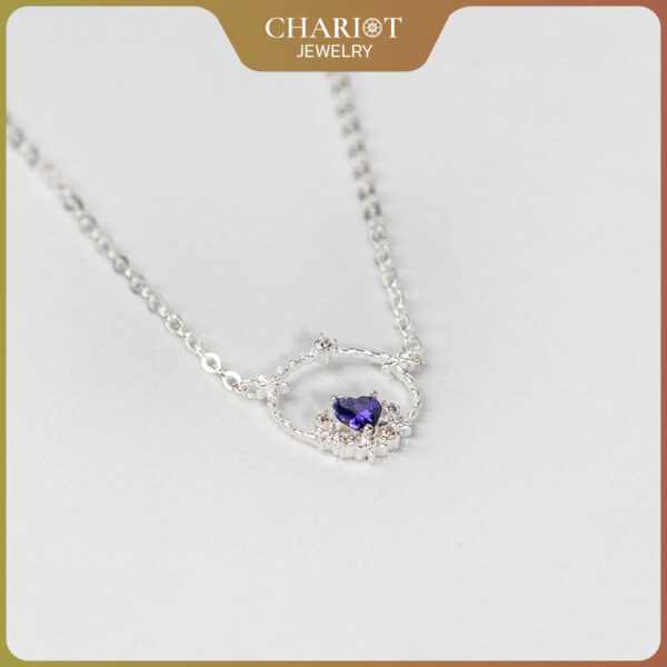 Purple Heart Necklace