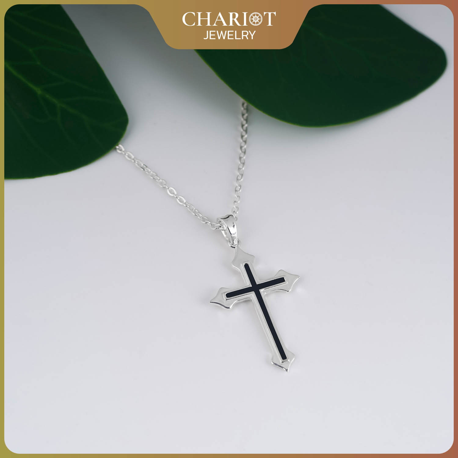 Colored Cross Necklace