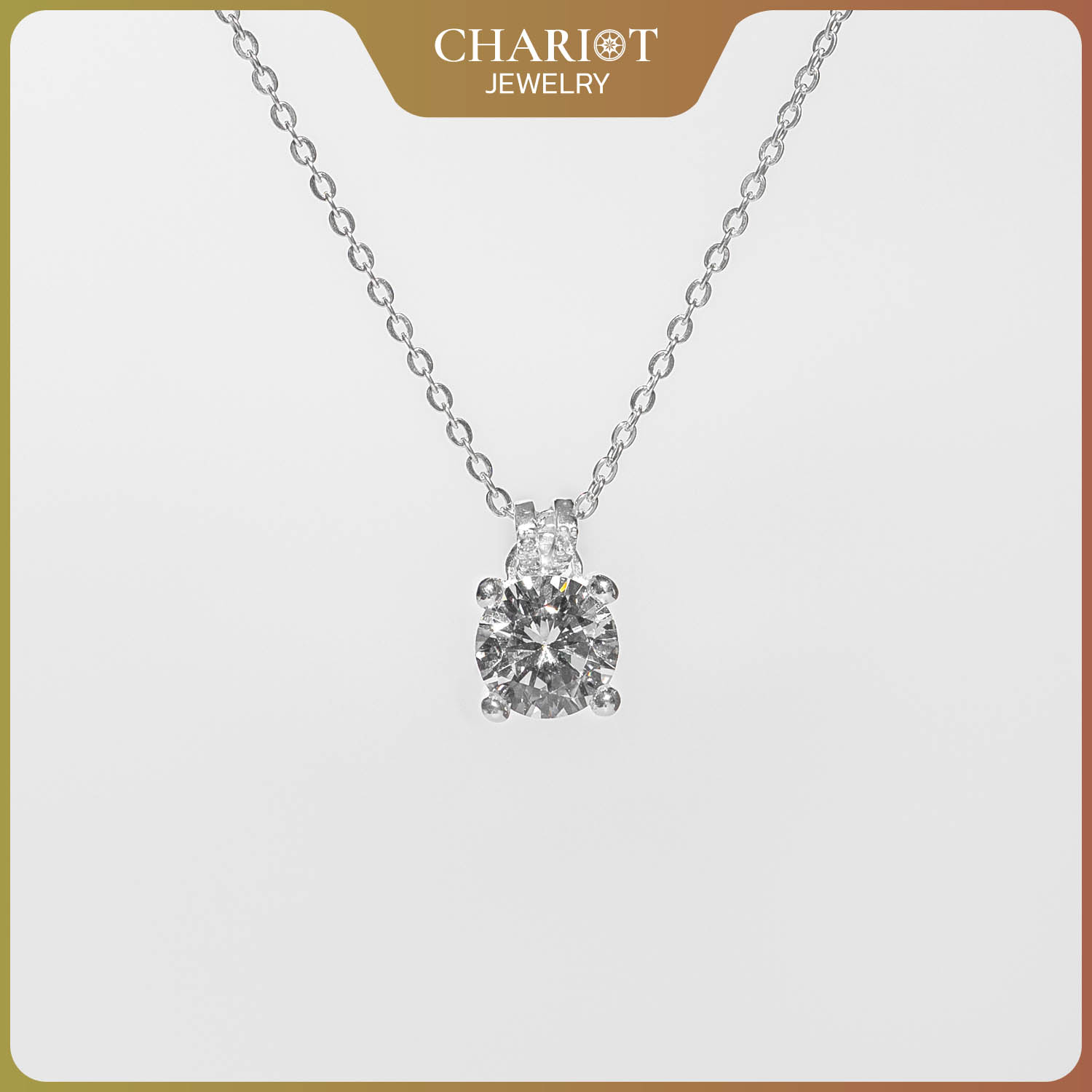 Classic Halo Necklace