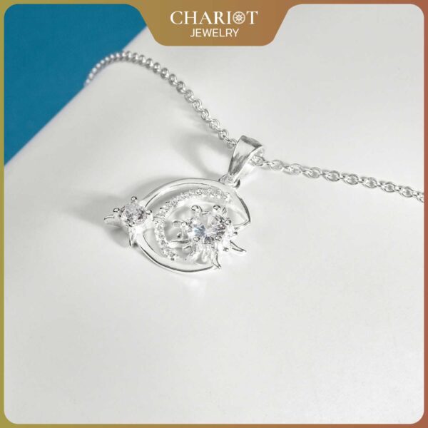 Crescent Moon & Sun Necklace