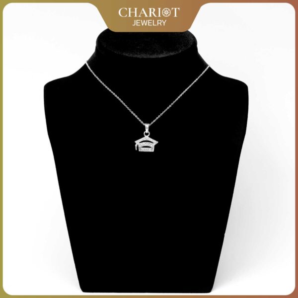 Graduation Stones Cap Necklace