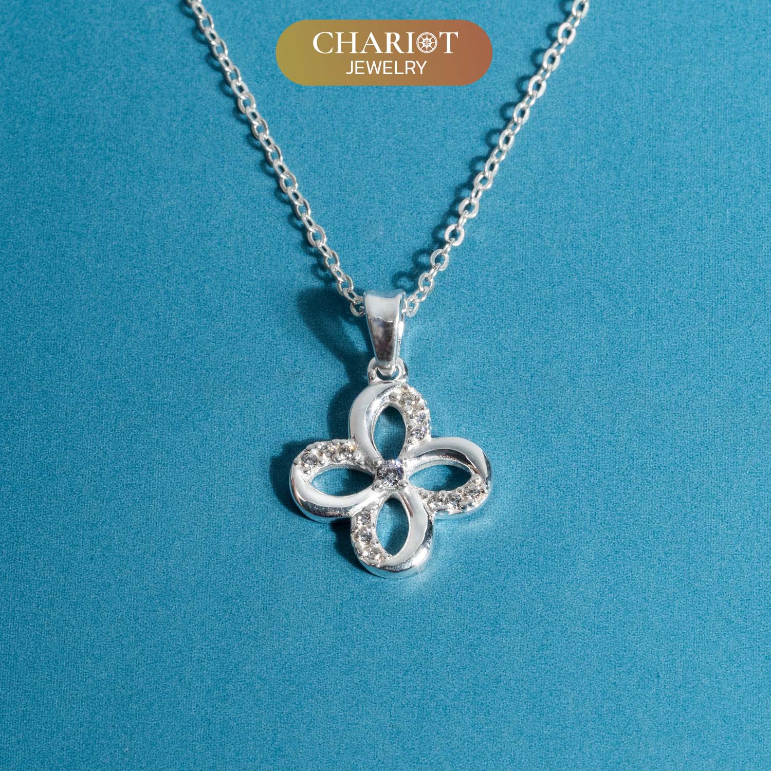 Floral Sparkle Necklace