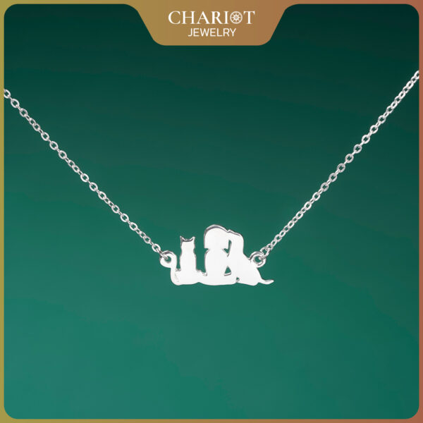 Girl and Pets Necklace