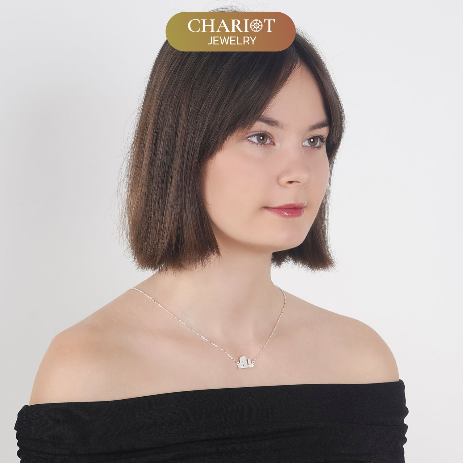 Girl and Pets Necklace