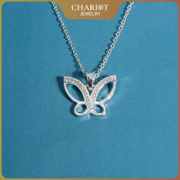 Sparkling Butterfly Necklace