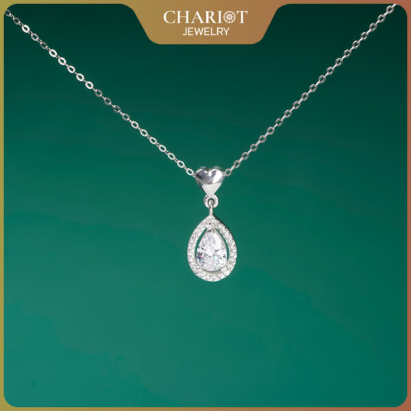 Shimmering Droplet Necklace