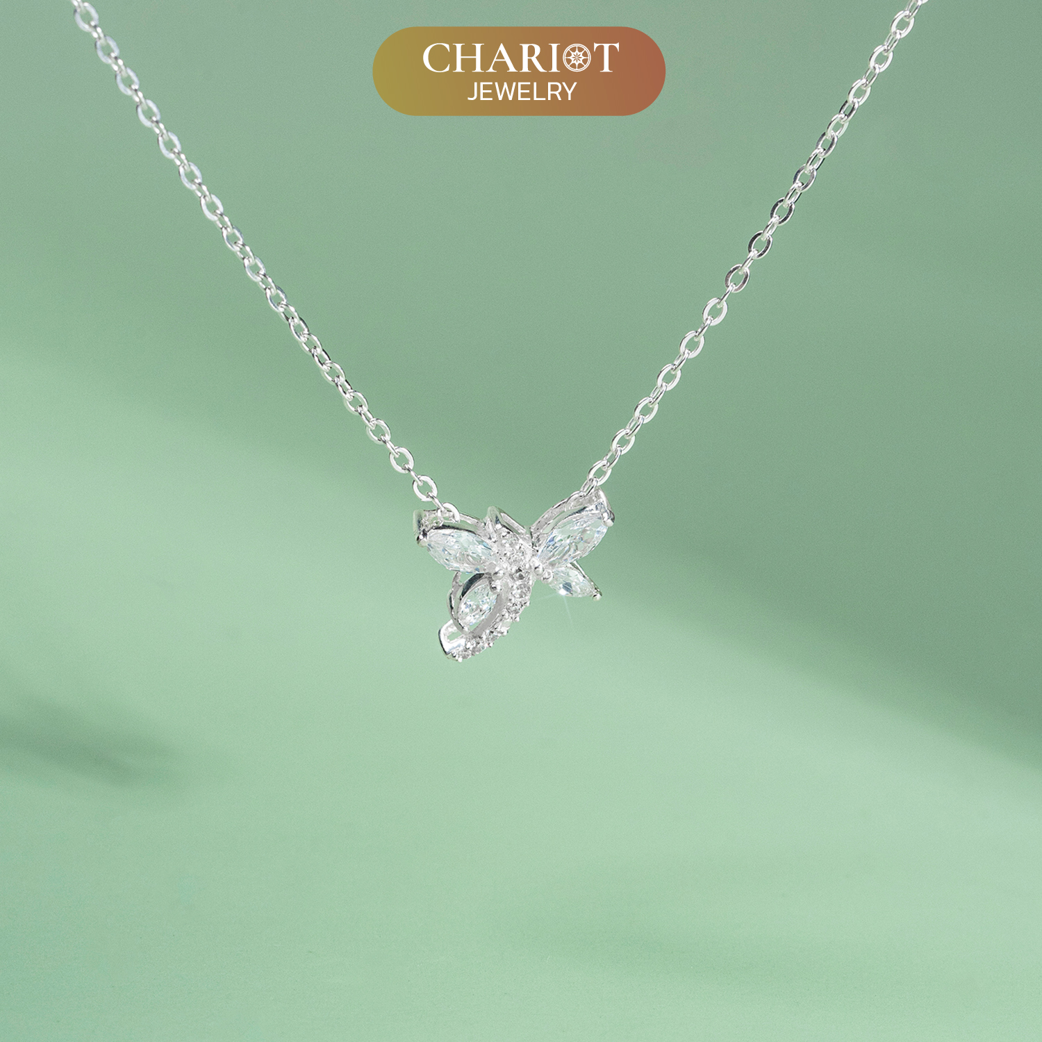 Glimmer Dragonfly Necklace