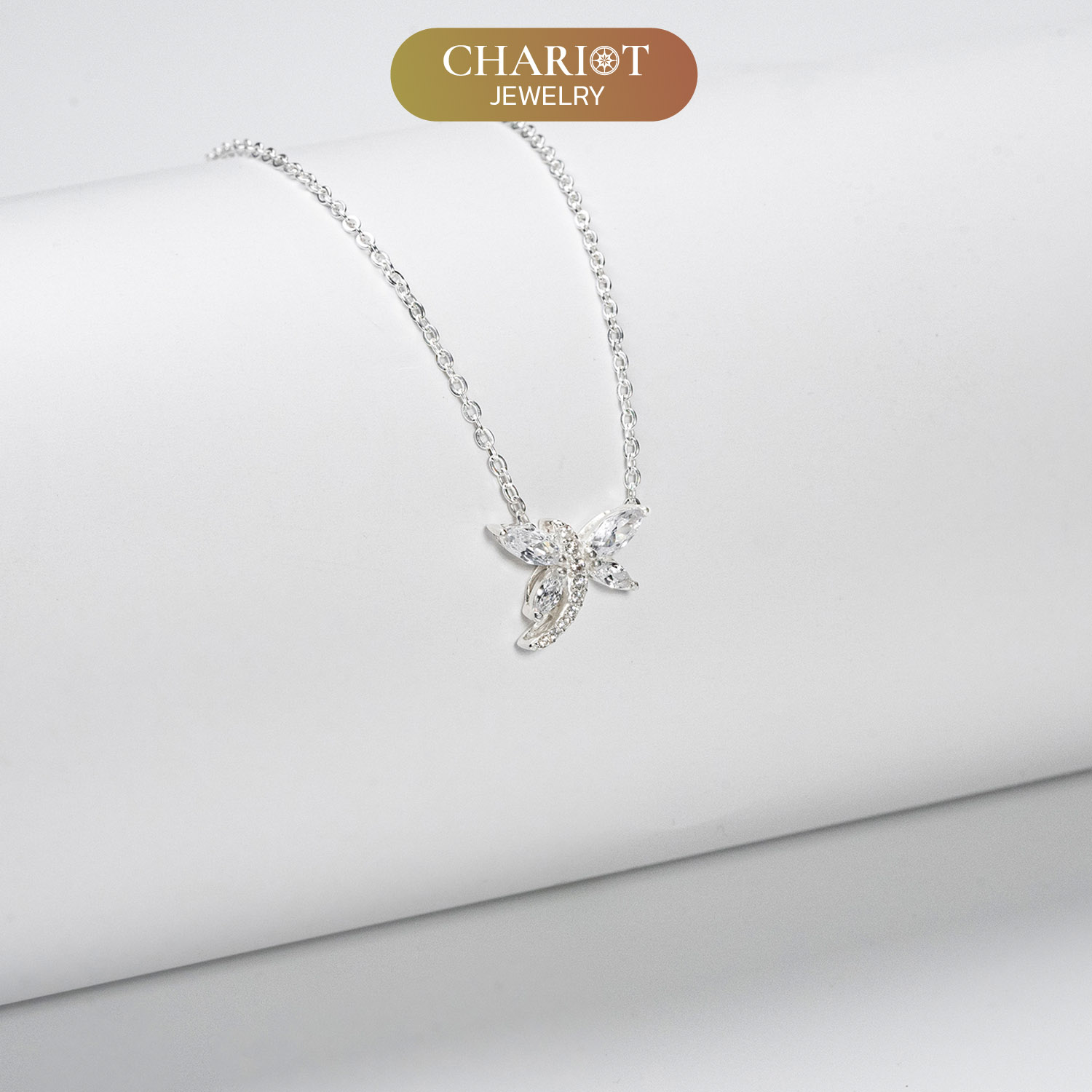 Glimmer Dragonfly Necklace