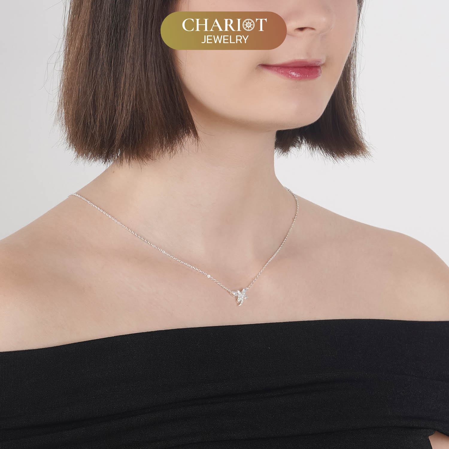 Glimmer Dragonfly Necklace