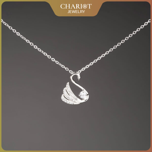 Moonlit Swan Necklace