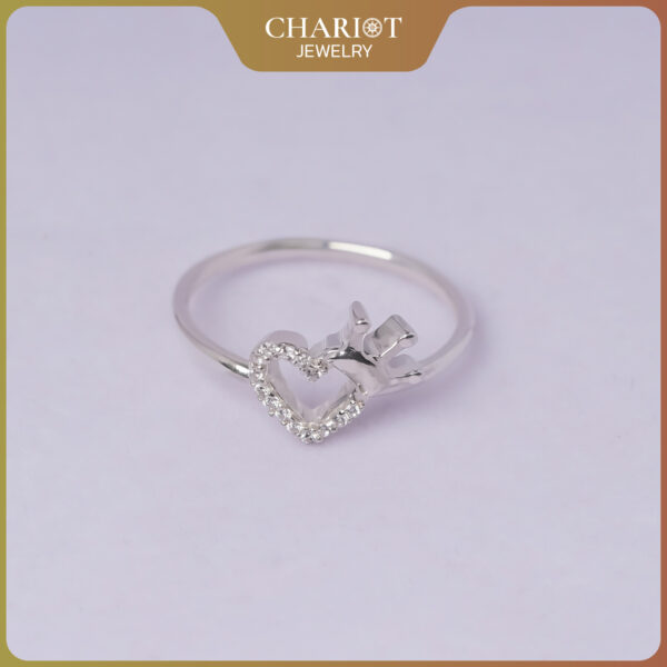Heart Crown Ring