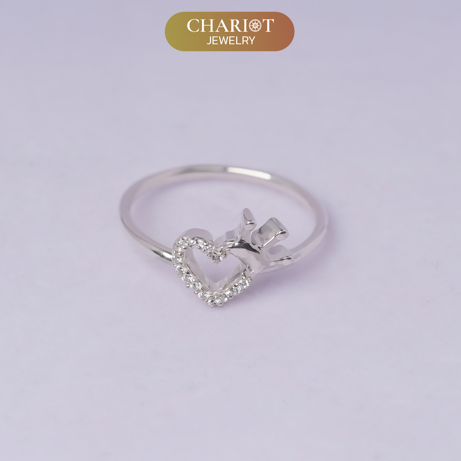 Heart Crown Ring