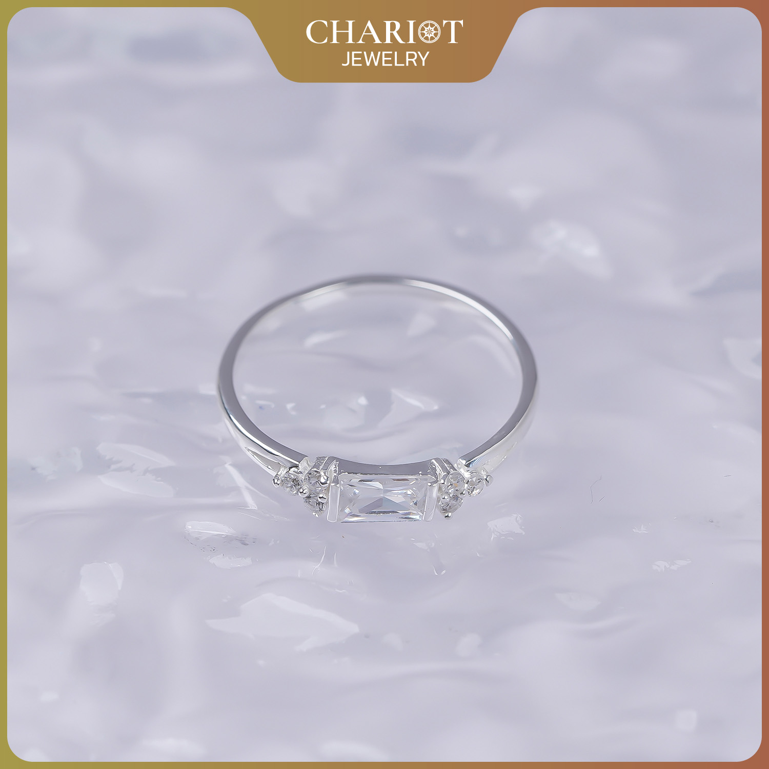 Classic Square Design Ring