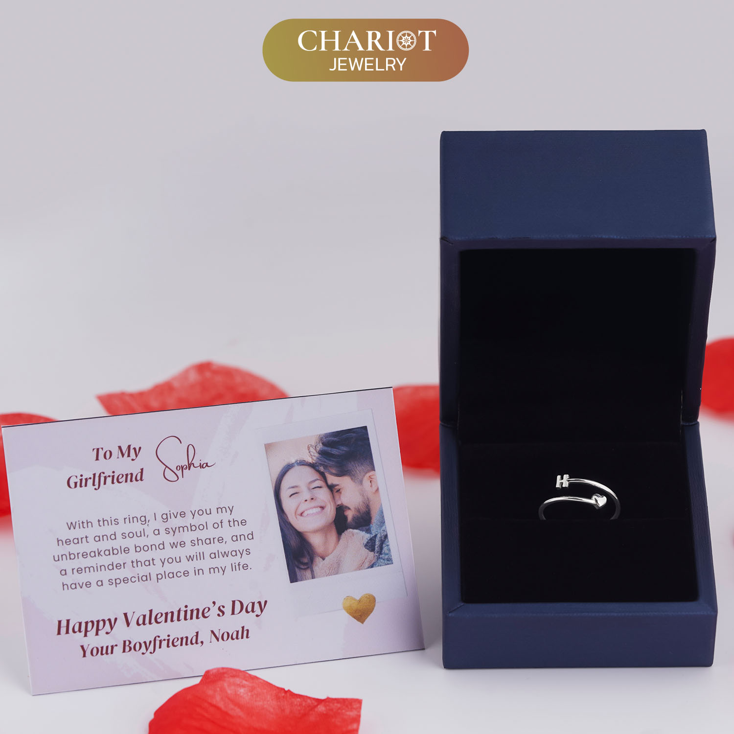 Heart and Initial Ring