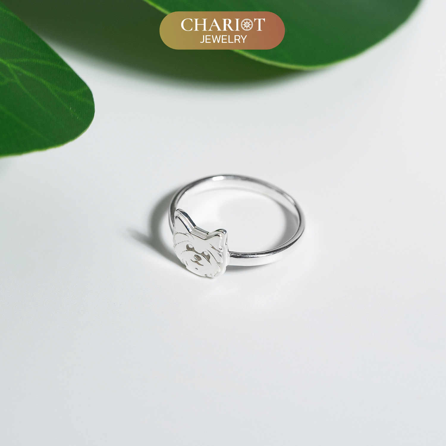 Beloved Pup Face Ring