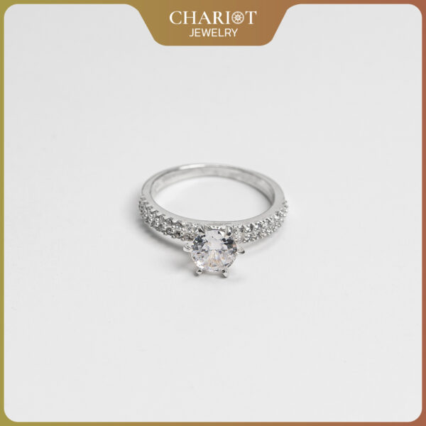 Gemstone Sparkle Duo Ring