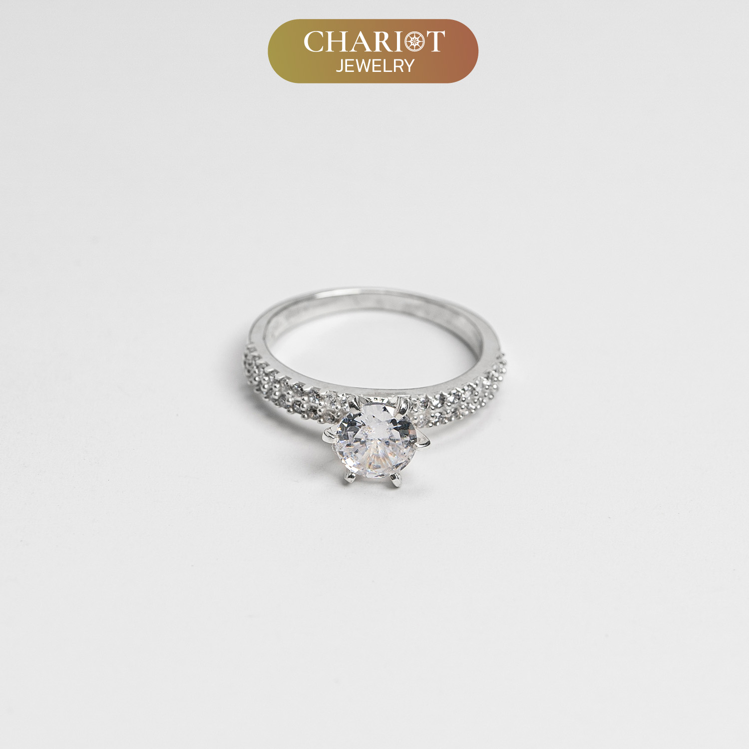 Gemstone Sparkle Duo Ring