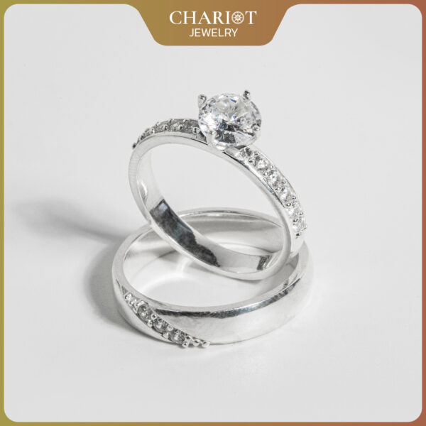 Dazzling Couple Rings