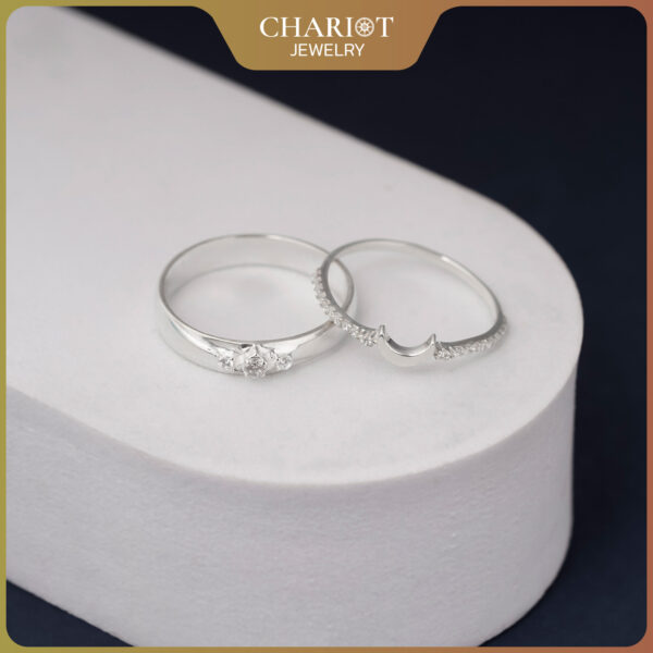 Moonlight Promise Duo Rings