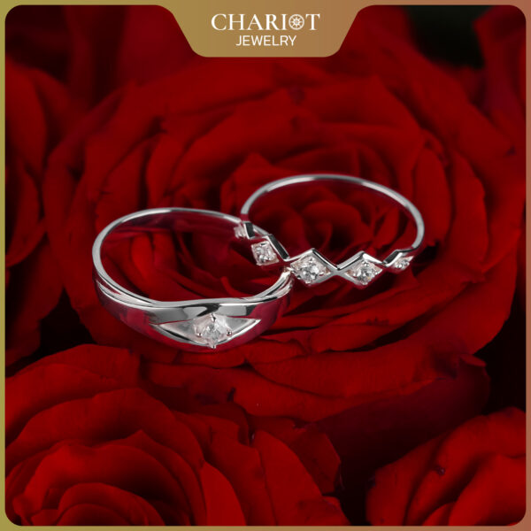 Art Deco Inspired Duo Rings