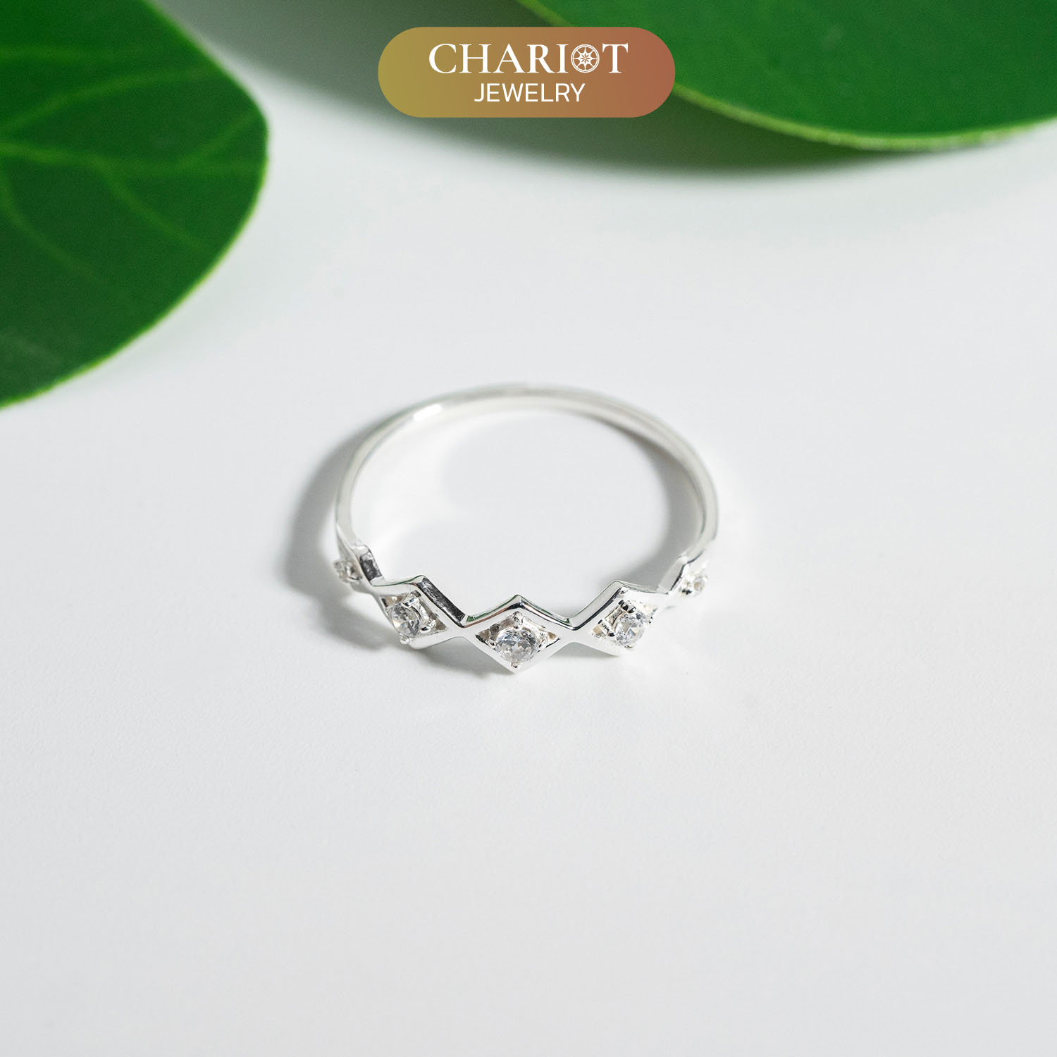 Art Deco Inspired Duo Rings