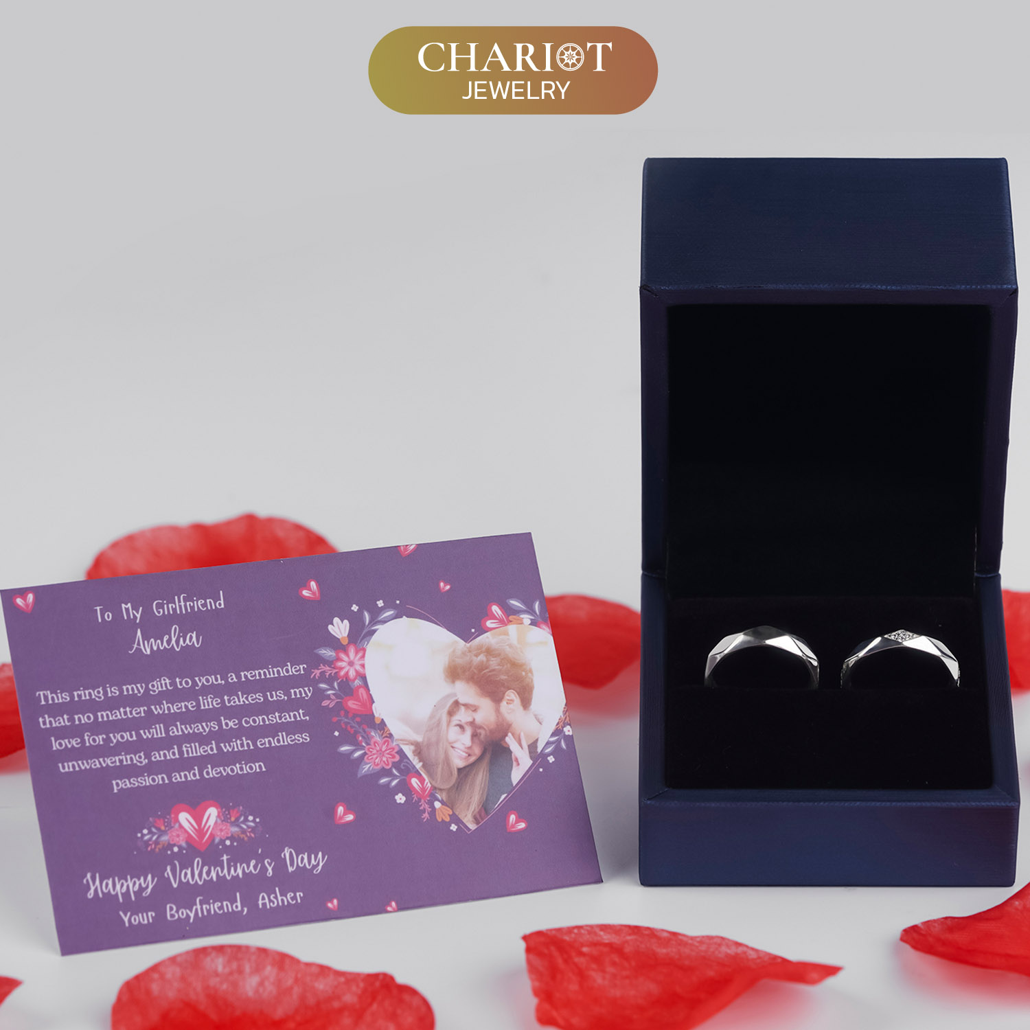 Geometric Gem Duo Rings