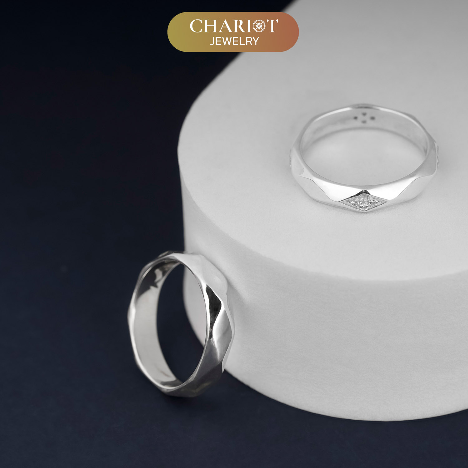 Geometric Gem Duo Rings